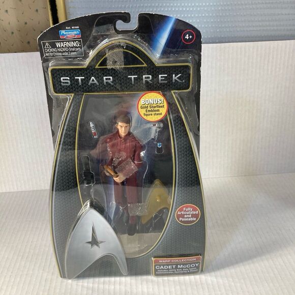 Playmates Star Trek Warp Collection Cadet Mccoy Action Figure 2009 New in Packag - Picture 3 of 6